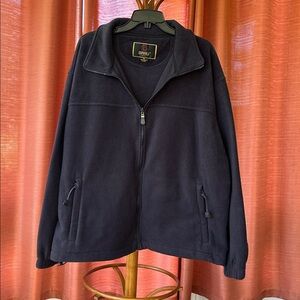 Men’s Baru Navy Zip-Up Fleece Jacket, New Condition!